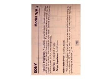 Sony-WM7_Walkman 7_Walkman WM7-1983.RTV.Cass preview